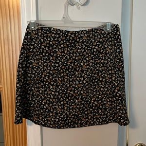 MALENY MINI SKIRT BLACK